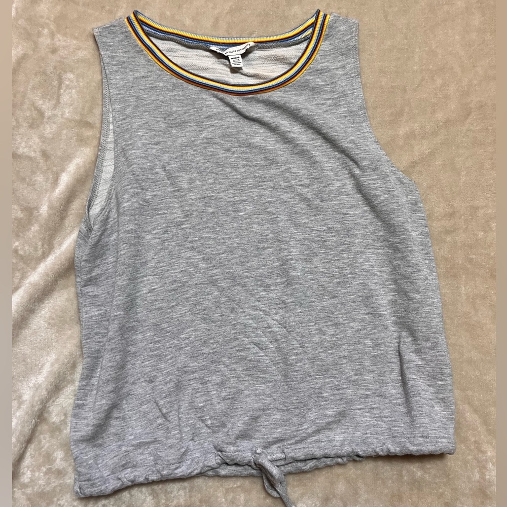 Gray tank top